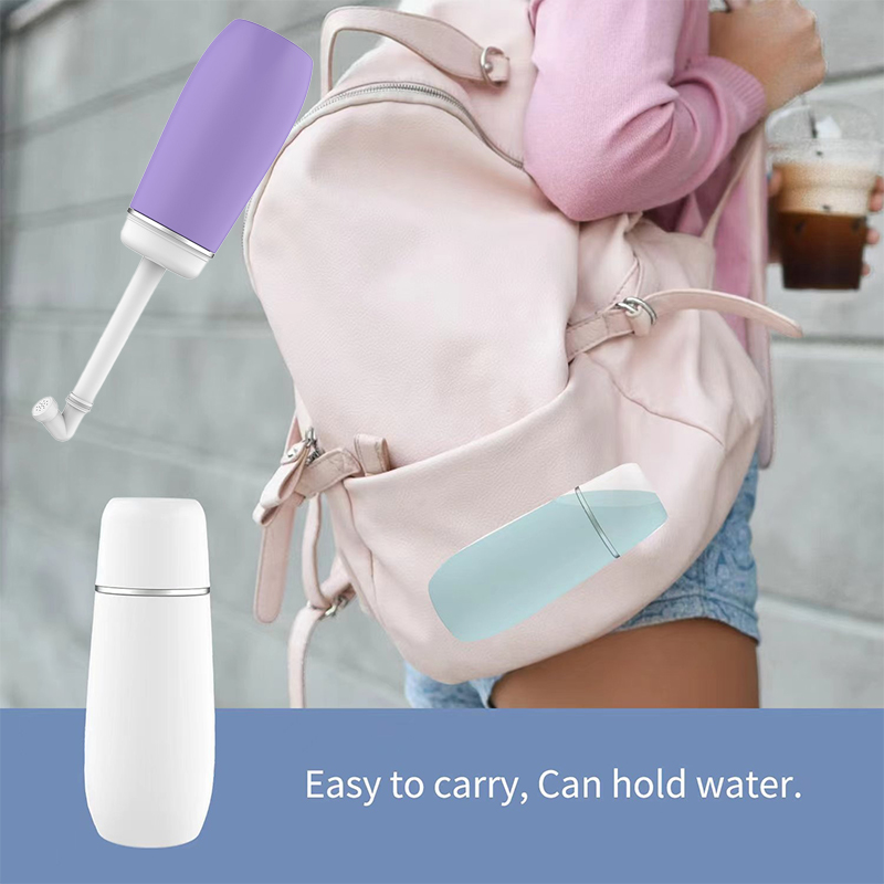 Portable Bidet Travel Bottle With Retractable Nozzle And Carry Bag 1