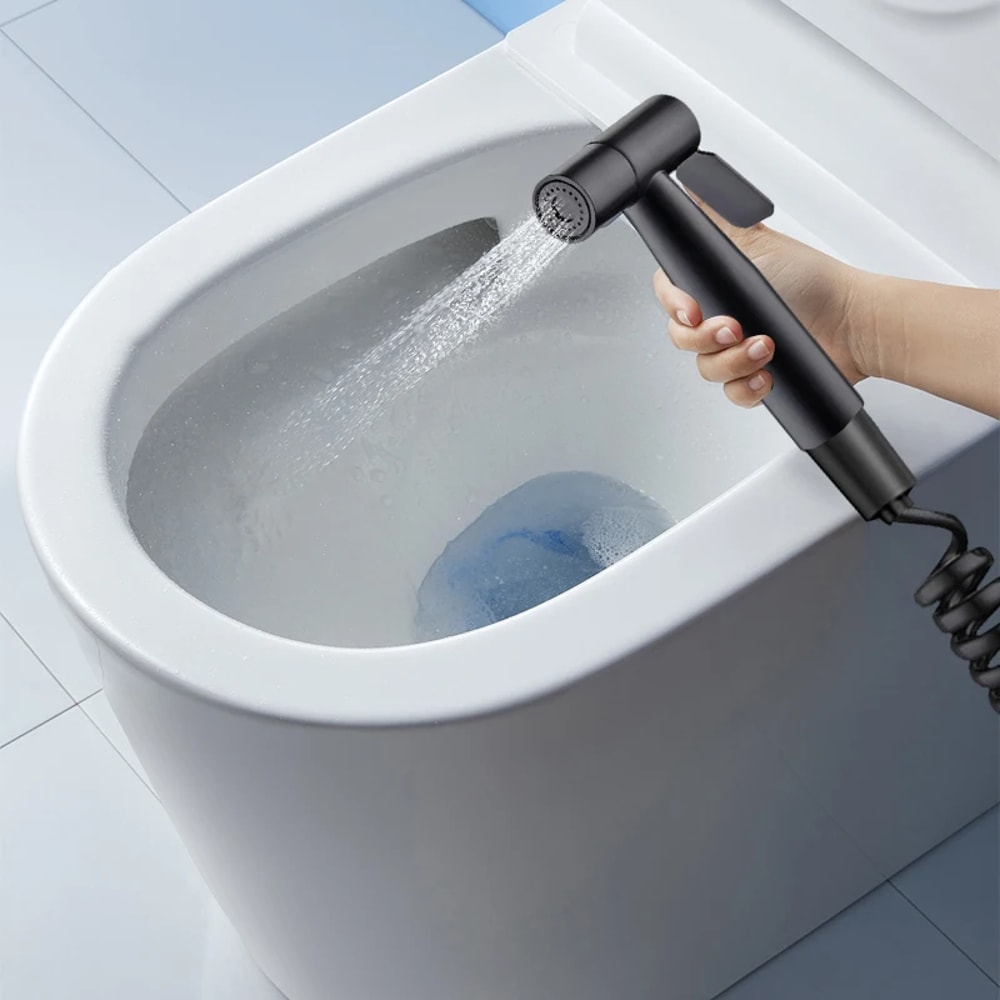 Dual Control Handheld Bidet Sprayer For Toilet Stainless Steel Toilet Bidet Sprayer 3