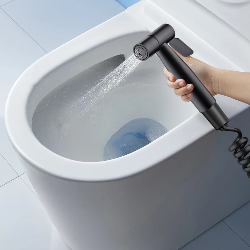 Dual Control Handheld Bidet Sprayer For Toilet Stainless Steel Toilet Bidet Sprayer 3