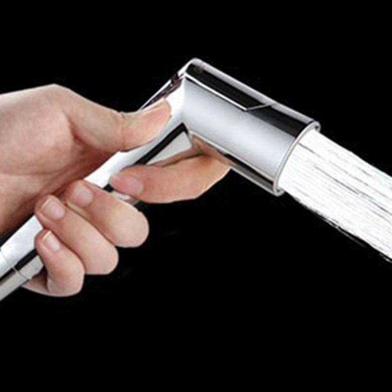 Handheld Bidet Sprayer Nozzle with Adjustable Water Control for Toilet and Hose Fittings