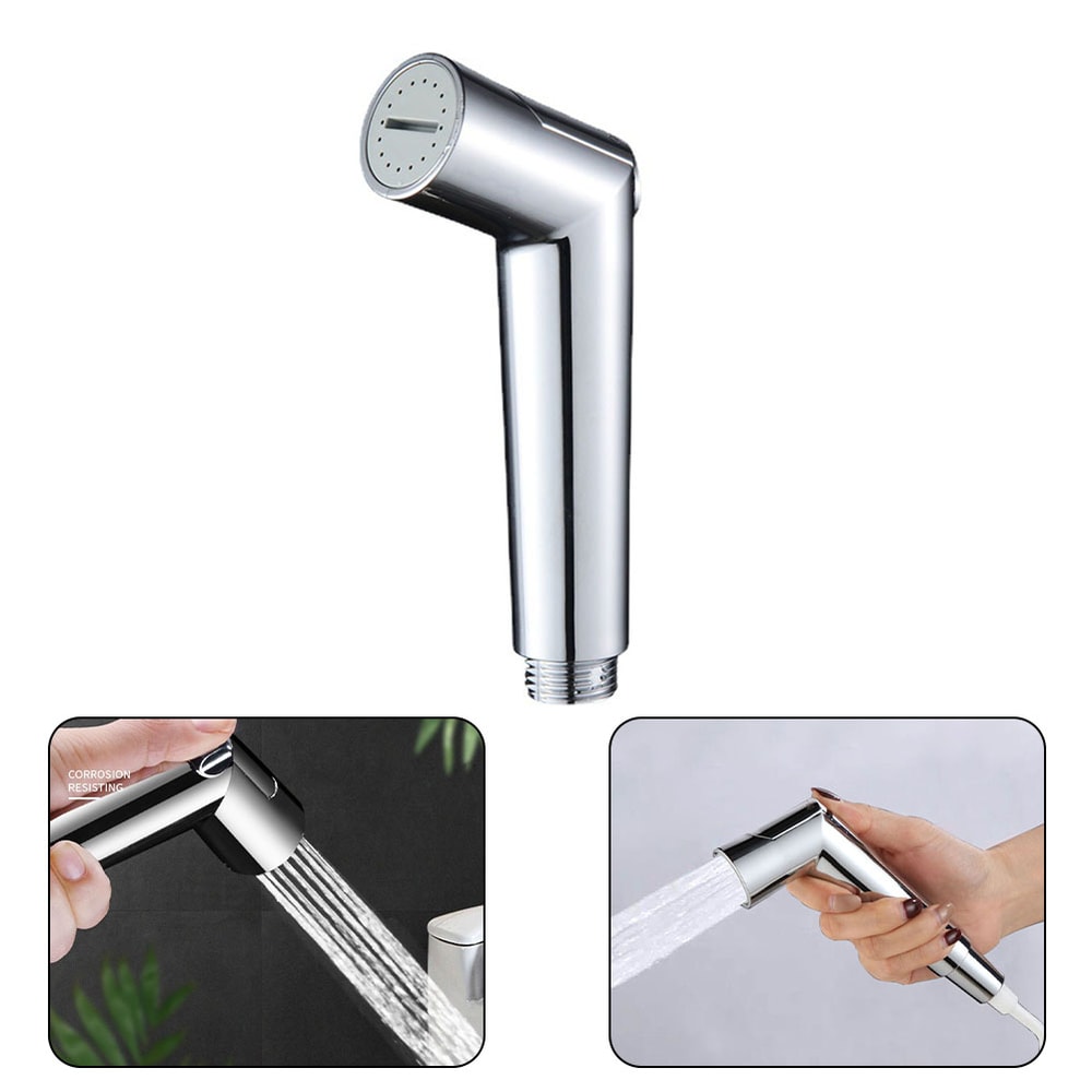 Handheld Bidet Sprayer Nozzle with Adjustable Water Control for Toilet and Hose Fittings