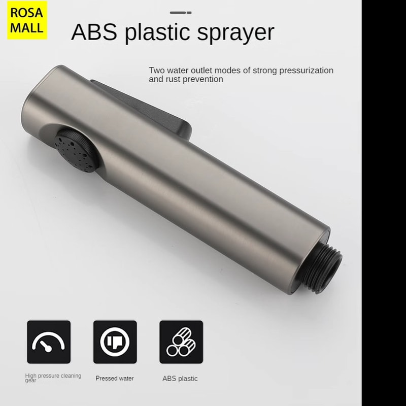 Matte Black Handheld Bidet Sprayer For Toilet With Hose And Holder 1