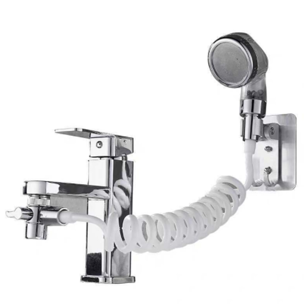 Bathroom Faucet Sprayer Set with Handheld Shower Head and Hose