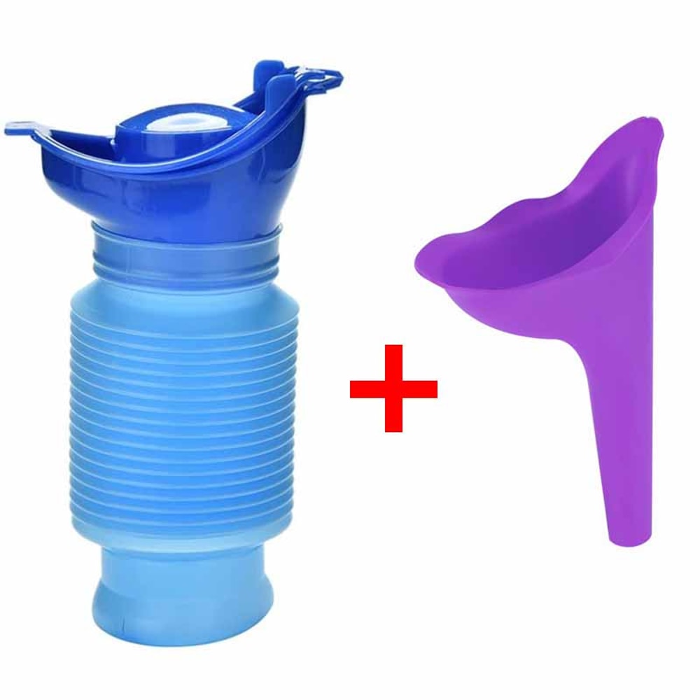 Portable Urinal For Women Men And Kids Travel Pee Bottle 0