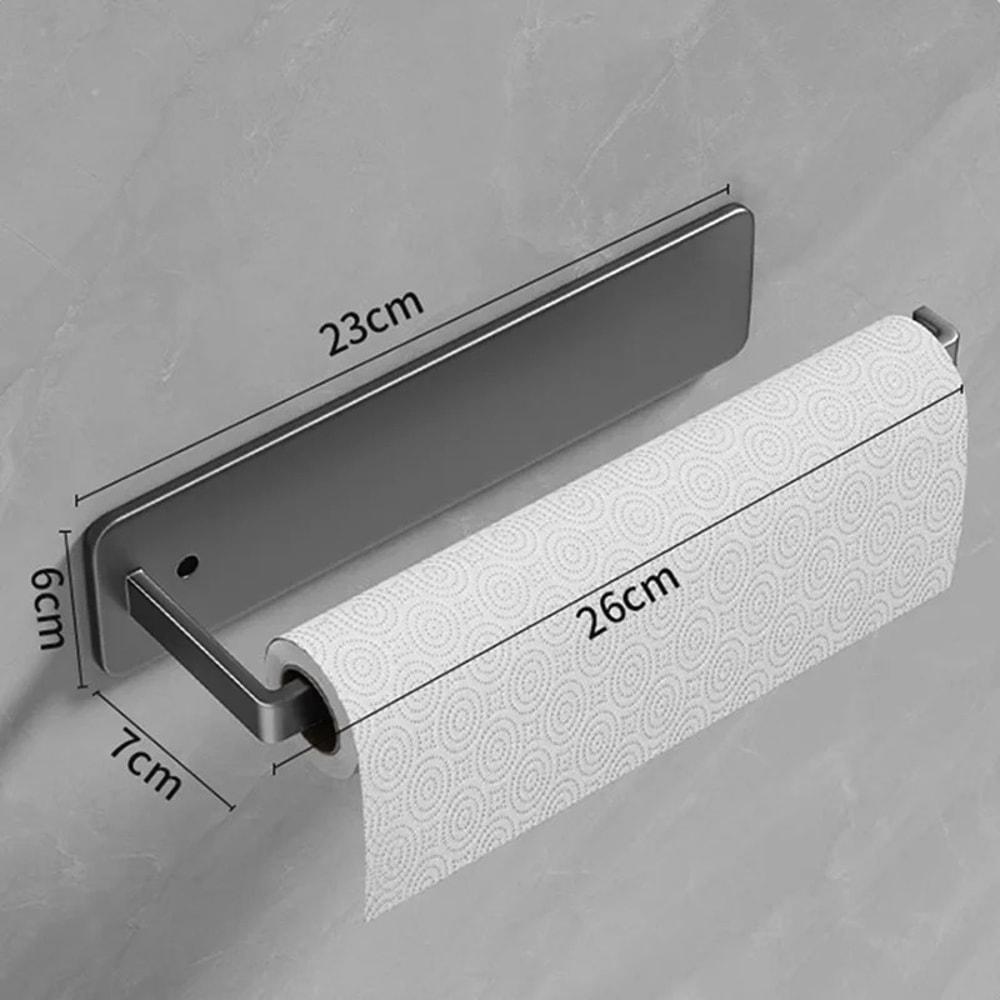 No Drill Self Adhesive Paper Towel Holder for Kitchen and Bathroom