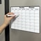 Magnetic Dry Erase Fridge Calendar Monthly Planner for Kitchen Organization
