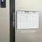 Magnetic Dry Erase Fridge Calendar Monthly Planner for Kitchen Organization