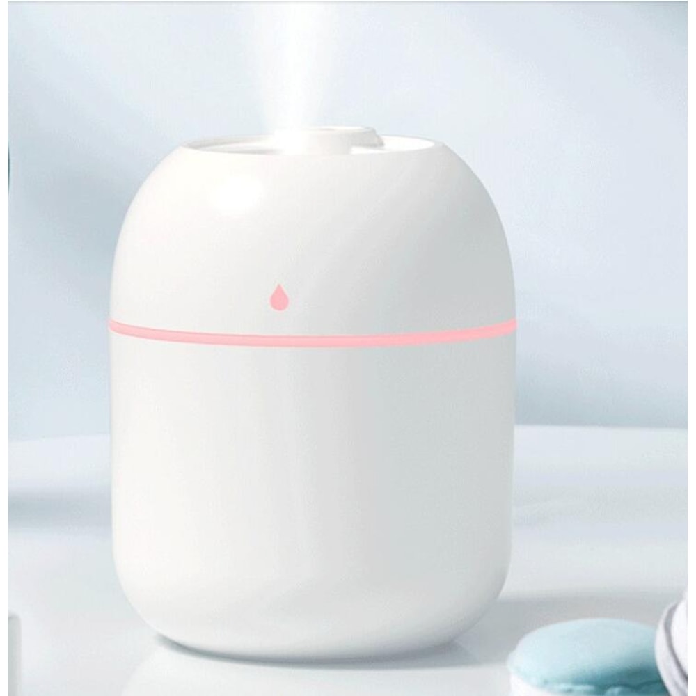 USB Mini Air Humidifier with LED Light for Car Bedroom and Office