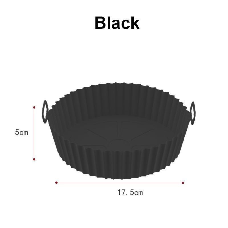 Reusable Air Fryer Silicone Liners Non Stick Silicone Air Fryer Pot For Easy Cleanup 5