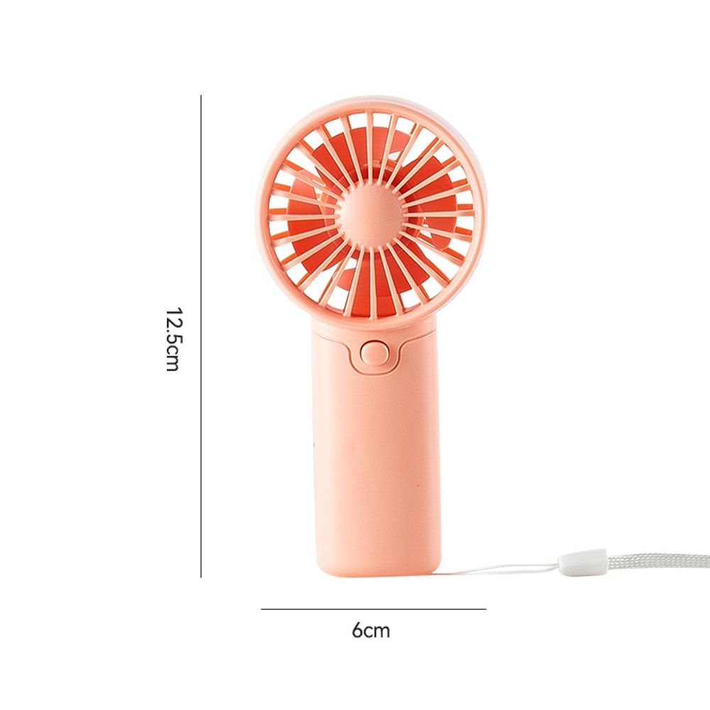 Portable Handheld Fan Mini Pocket Fan Lightweight Battery Operated Travel Cooling Fan