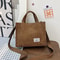 Corduroy Crossbody Tote Bag for Women Casual Shoulder Travel Organizer