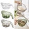 Quick Drain Rice Washing Bowl Plastic Colander for Rice, Fruit and Vegetables
