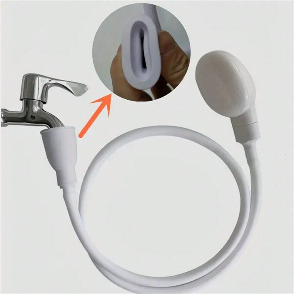 Portable Sink Hose Attachment Faucet Sprayer For Pet Bathing And Hair Washing 2