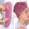 Cute Bow Microfiber Hair Towel Wrap for Women Quick Dry Hair Drying Cap
