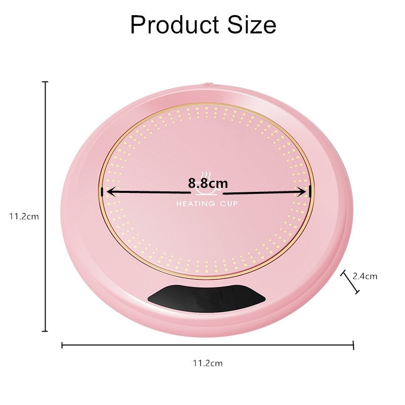 USB Mug Warmer Heated Coaster with Temperature Settings