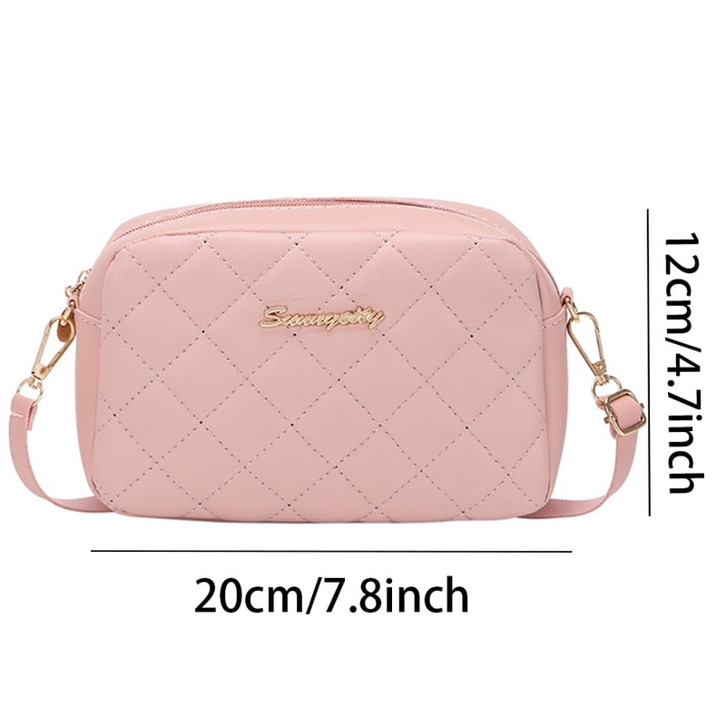 Quilted Crossbody Camera Bag For Women With Chain Strap 5