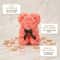 Rose Bear Gift Box for Mom and Her Eternal Rose Teddy Bear