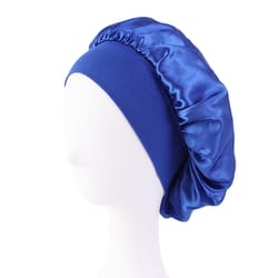 wide band satin bonnet for sleeping hair care night cap