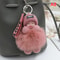 Cute Sleeping Baby Pom Pom Keychain Plush Doll Bag Charm 3