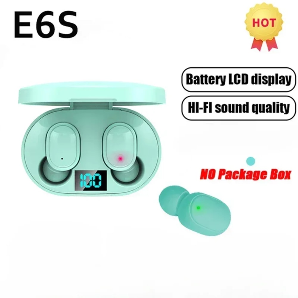 E6S Wireless Earbuds With LED Display Case And Mic 3