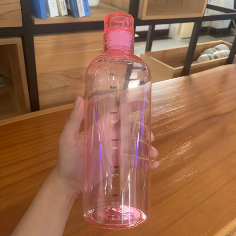 Leakproof Motivational Water Bottle With Time Marker For Gym Travel And Daily Hydration 6