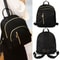 Lightweight Mini Backpack For Women Black Oxford Travel Daypack 0