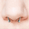 Magnetic Fake Septum Ring Clip On Horseshoe Nose Ring In Stainless Steel 1
