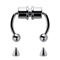Magnetic Fake Septum Ring Clip On Horseshoe Nose Ring In Stainless Steel 5