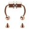 Magnetic Fake Septum Ring Clip On Horseshoe Nose Ring In Stainless Steel 8