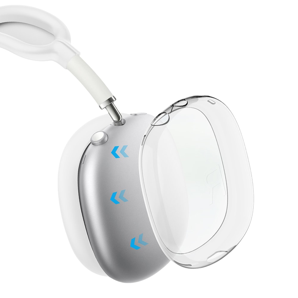 Clear AirPods Max case cover with Ear Cup and Headband Protection