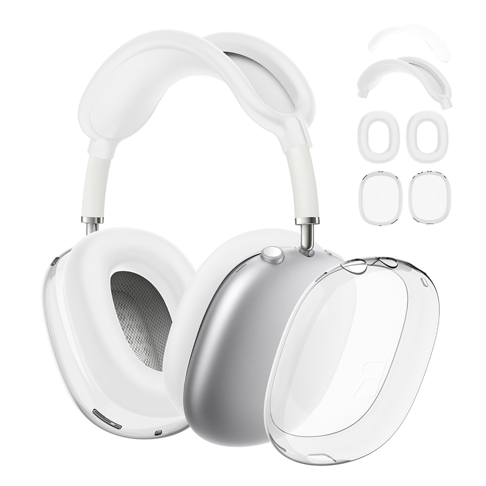 Clear AirPods Max case cover with Ear Cup and Headband Protection