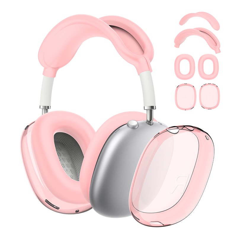 Clear AirPods Max case cover with Ear Cup and Headband Protection