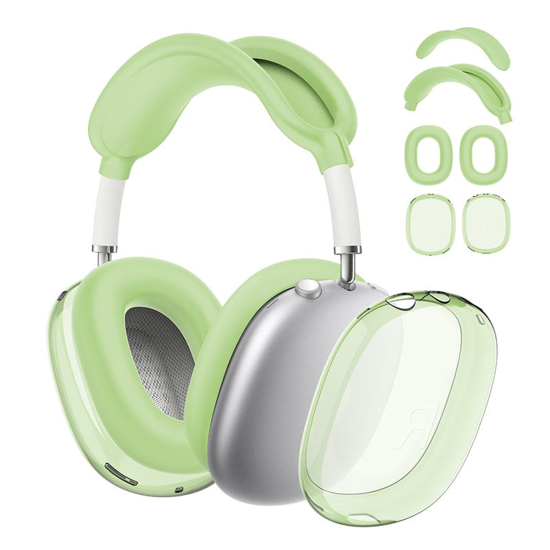 Clear AirPods Max case cover with Ear Cup and Headband Protection