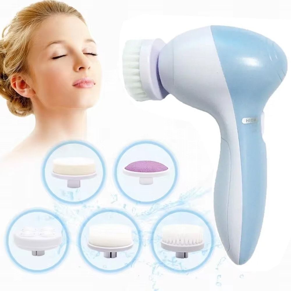 Electric Facial Cleansing Brush For Deep Pore Care And Gentle Massage 0
