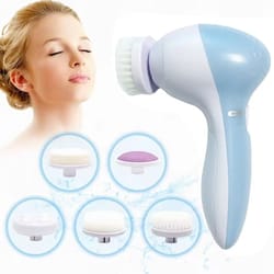 electric facial cleansing brush for deep pore care and gentle massage
