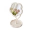 Flower Shaped Makeup Mirror Desk Vanity Mirror for Dorm and Bedroom