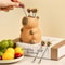 Cute Capybara Pen Holder And Makeup Brush Organizer For Desk Decor 2