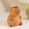 Cute Capybara Pen Holder And Makeup Brush Organizer For Desk Decor 4