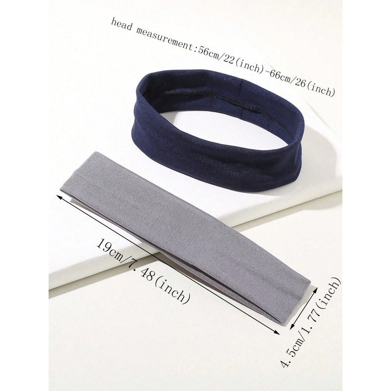 Preppy Headbands Set, Sweat Absorbent Hair Bands for Women
