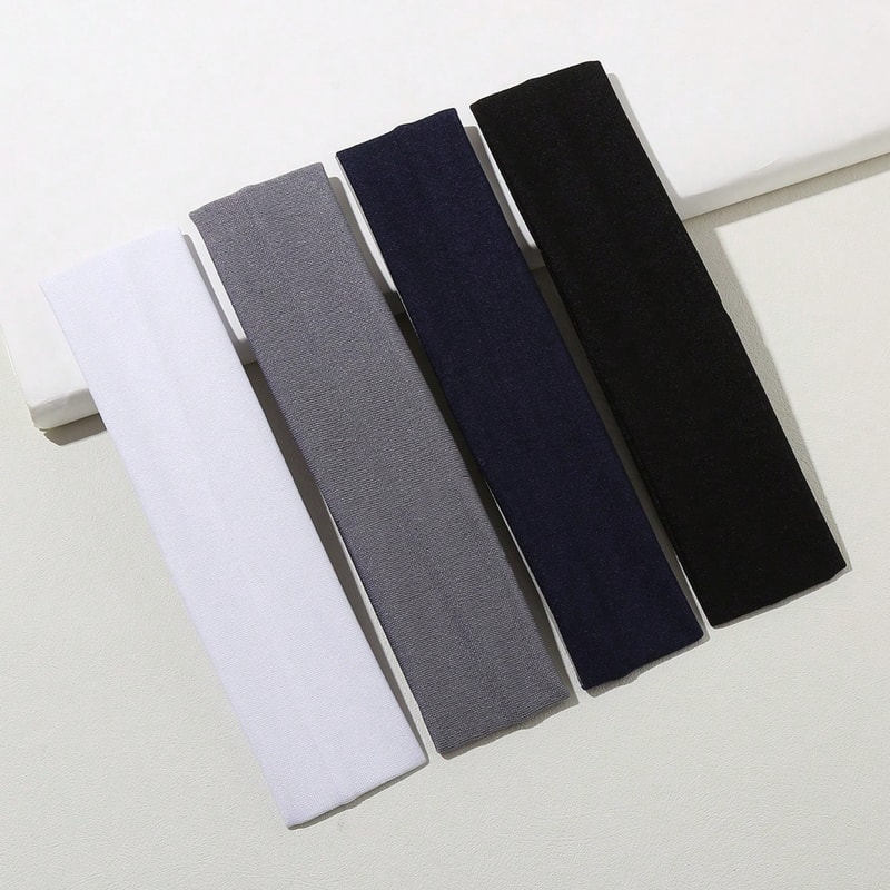 Preppy Headbands Set, Sweat Absorbent Hair Bands for Women