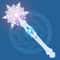 Princess Snowflake Light Up Wand Toy With Sound For Kids Cosplay 2