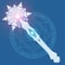 Princess Snowflake Light Up Wand Toy With Sound For Kids Cosplay 2