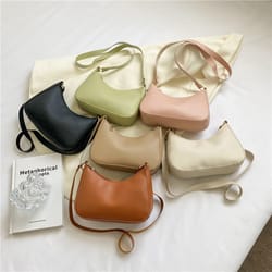 minimalist small square shoulder bag for women