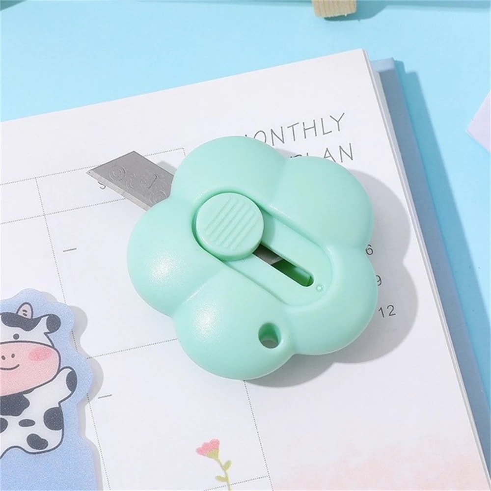 Flower Mini Utility Knife Retractable Paper Cutter And Letter Opener 5