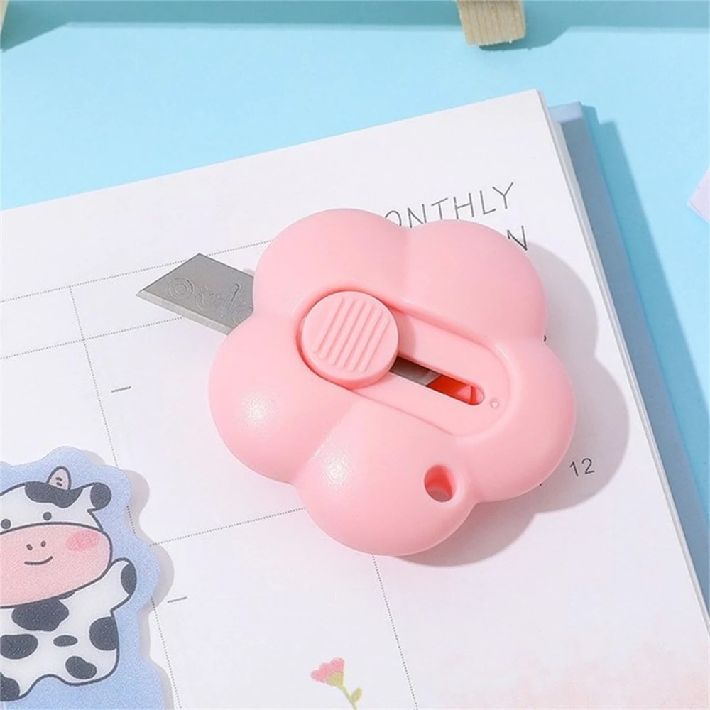 Flower Mini Utility Knife Retractable Paper Cutter And Letter Opener 6