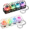 Light Up Keyboard Fidget Keychain For Stress Relief 0