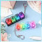 Light Up Keyboard Fidget Keychain For Stress Relief 2