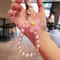Macaron Beaded Phone Wrist Lanyard Anti Lost Phone Charm 6