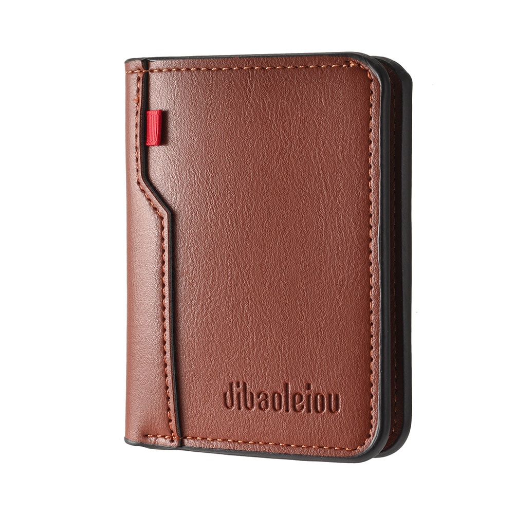 Ultra Thin Mini PU Leather Credit Card Wallet For Men 1