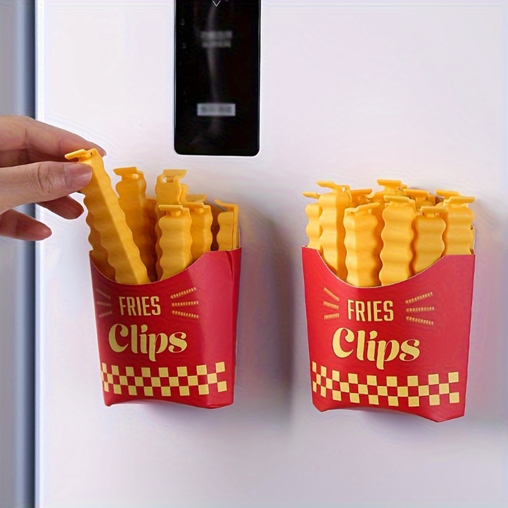 French Fry Snack Bag Clips Set Cute Food Bag Clips 1